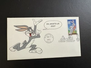 USPS Bugs Bunny FDC - Picture 1 of 1