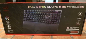Asus ROG Strix Scope II 96 Wireless Gaming Keyboard W/ Snow Switches READ GREAT! - Picture 1 of 13
