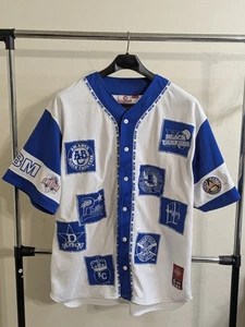 Vintage Negro Leagues NIBM Baseball Jersey Cross Over XXL Embroidered Korea 2XL - Picture 1 of 15