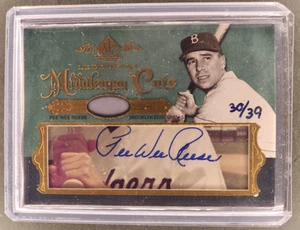 PEE WEE REESE 2005 SP Legendary Cuts Middlemen Cuts Autograph Auto #’d /39 -READ - Picture 1 of 4