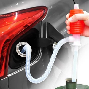 POMPA A SIFONE MANUALE PER TRAVASO LIQUIDI BENZINA OLIO ACQUA ESTRAZIONE ASPIRAZ - Foto 1 di 5