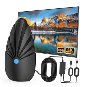 TV Antenna Indoor, 1200+ Miles Long Range Digital Antenna,Antenna for Smart TV - Picture 1 of 8