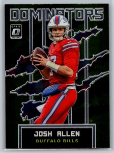 Josh Allen 2020 Panini Donruss Optic Dominators DM-JA Buffalo Bills - Imagen 1 de 2