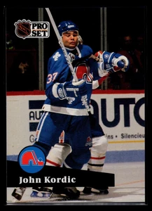 1991 Pro Set John Kordic #468 Quebec Nordiques - Picture 1 of 2
