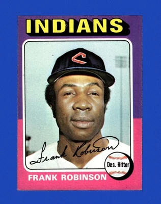 Topps Set-Break #580 1975 Frank Robinson en muy buen estado-en muy buen estado *GMCARDS* Foto 1 de 2