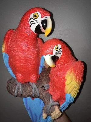Design Toscano  - Tropical Scarlet Macaws Wall Sculpture - 22 Inch, Foto 1 de 4