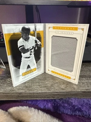 BARRY BONDS 2016 National Treasures Legends #/49 JUMBO GAME USED Materials RARE - Image 1 of 3