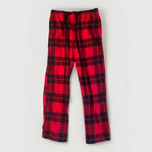 Goodfellow rot schwarz kariert Flanell Lounge Hose Herren M Unisex Winter - Bild 1 von 3