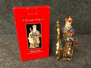 Christopher Radko 20th Anniv Nativity King Melchoir Cold Cast Resin Figurine - Picture 1 of 3