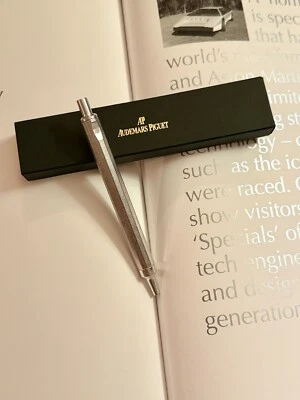 Audemars Piguet Royal Oak Titanium Ballpoint Pen Silver - Refillable, New in Box - Image 1 of 4