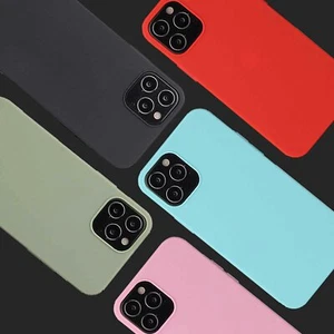 Silikon Hülle Handyhülle Schutzhülle Case Handy Tasche Schutztasche Cover Liquid - Bild 1 von 16