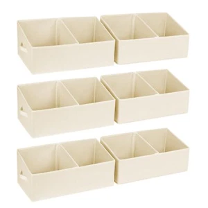 Closet Storage Bins 6 Pack Storage Baskets For Shelves Foldable Closet Organizer - Picture 1 of 7