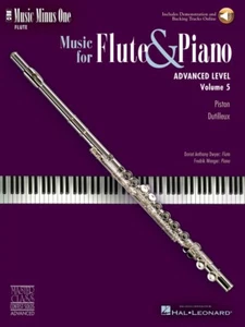 Advanced Flute Solos Volume 5 Music Minus One Flute Music Book 000400588 - Picture 1 of 1