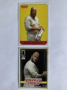 STRANGER THINGS Character Cards & Sticker No. 8 & 19 of 20 BENNY HAMMOND Netflix - Picture 1 of 5