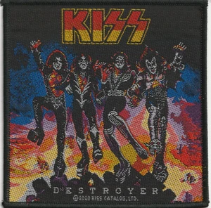 Kiss - Destroyer gewebter Aufnäher - woven Patch Neu & Official! - Picture 1 of 2