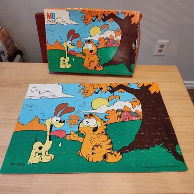 Rompecabezas Garfield & Odie 1984 vintage 60 piezas Foto 1 de 4