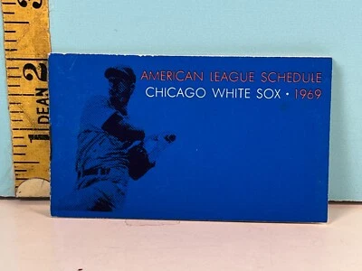 🔥 1969 Chicago White Sox Baseball Flip Book Schedule Pepsi Cola🔥 - Image 1 of 3