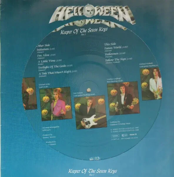 PICTURE DISC Helloween Keeper Of The Seven Keys - Part I Noise International - Bild 1 von 1