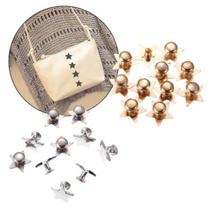 10x Double Cap Rivets Metal Stud Fixing Tool For Leather Craft Belt Screws Decor - Picture 1 of 21