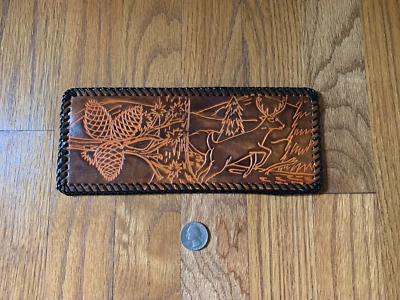 Cartera de cuero plegable hecha en prisión Foto 1 de 2