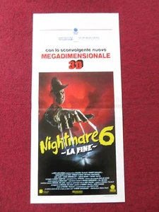 FREDDY'S DEAD: THE FINAL NIGHTMARE ITALIAN LOCANDINA POSTER ROBERT ENGLUND 1991 - Picture 1 of 4