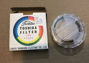 Toshiba 49 mm A40 C Screw-In Filter For Color with Case Box Made in Japan - Picture 1 of 7