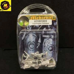 Foot Knights Command (x4) (HYW1003) (NIB) - #HYW1003 - Hundred Years War - Picture 1 of 1