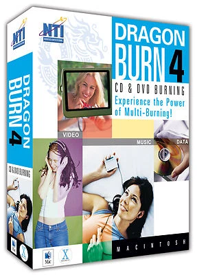 NTI Dragon Burn 4.5, CD and DVD Multi-burn Solution for Mac (DOWNLOAD) - Image 1 of 4