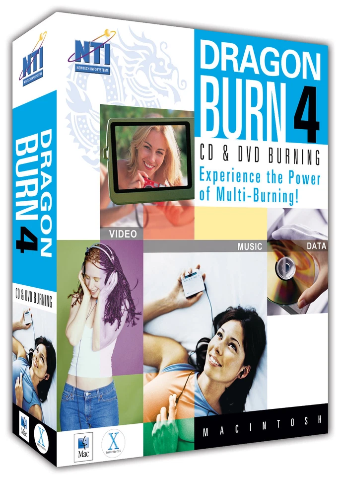 NTI Dragon Burn 4.5, CD y DVD Solución Multi-grabación para Mac (DESCARGAR) Foto 1 de 4