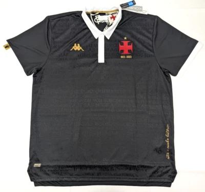 Футболка мужская Vitoria Kappa Kombat Pro третьего игрока 5G (4XL) 23/24 черная столетие - Изображение 1 из 4