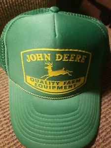 Sombrero John Deere verde de colección con logotipo de 4 patas marca Nissun Snapback camionero sombrero gorra - Imagen 1 de 7