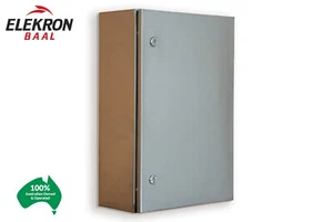316 stainless Steel Electrical Enclosure Box Switchboard 600HX400WX200D IP66 - Picture 1 of 8
