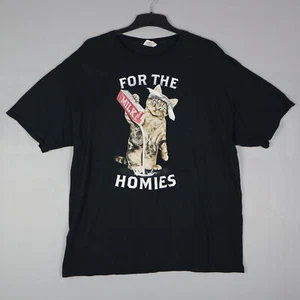 Fruit Of The Loom Mens T-Shirt Milk For The Homies 2 Pac Size XL Black - Picture 1 of 8