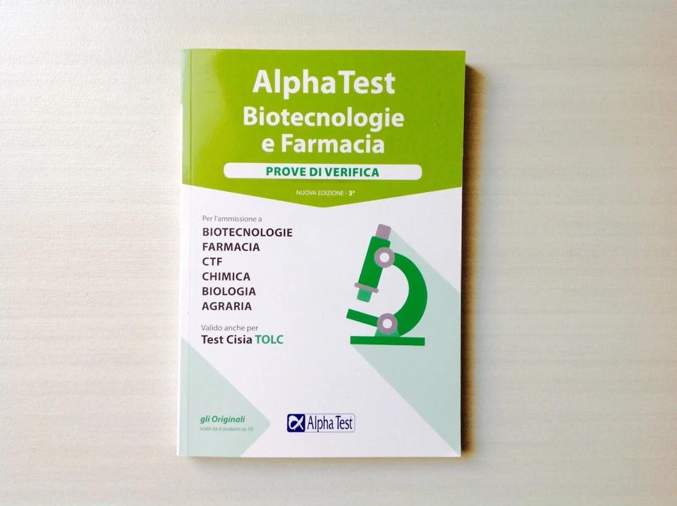 Alpha Test Biotecnologie e Farmacia- Prove verifica - Immagine 1 di 1