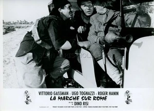 VITTORIO GASSMAN UGO TOGNAZZI  LA MARCIA SU ROMA 1962 VINTAGE LOBBY CARD # 3 - Picture 1 of 1