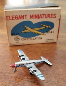 Vintage Linemar Elegant Miniatures Marx Constellation Airplane No 42 with IOB - Picture 1 of 7