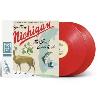 Sufjan Stevens Michigan HMV 1921  Centenary 2x Red Vinyl LP New & sealed LIMITED - Image 1 of 3