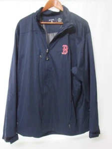 Boston Red Sox Mens Full Zip Blue Size XXL Training Jacket Antigua - Picture 1 of 9