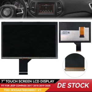 7" 11*16.7cm LCD Display Touchscreen Radio Navigation für Jeep Compass 2017-2020 - Afbeelding 1 van 11