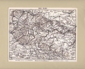 LA RESINA, mapa ferroviario y plano 1861-67 de Ludwig Ravenstein - Imagen 1 de 2