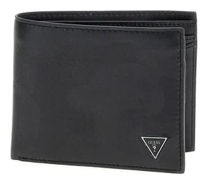 Cartera GUESS Mito Billfold Coin Wallet negra nueva - Imagen 1 de 3