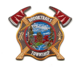 Brooktrails Township Feuerwehr Patch California CA - Bild 1 von 1