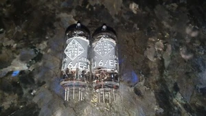 Telefunken 6AU6 / EF94 RARE!!! Tested ! 1960s Vestern Germany!!! Lot 2pcs. - Picture 1 of 11