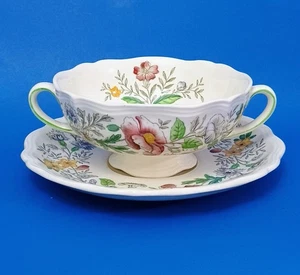 Vintage Royal Doulton Creme Suppenschüssel Stratford Muster produziert 1941-62 - Bild 1 von 11