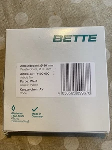 Ablaufdeckel für BetteScope weiß mit Antirutsch pro für Bette Duschwannen. - Bild 1 von 3