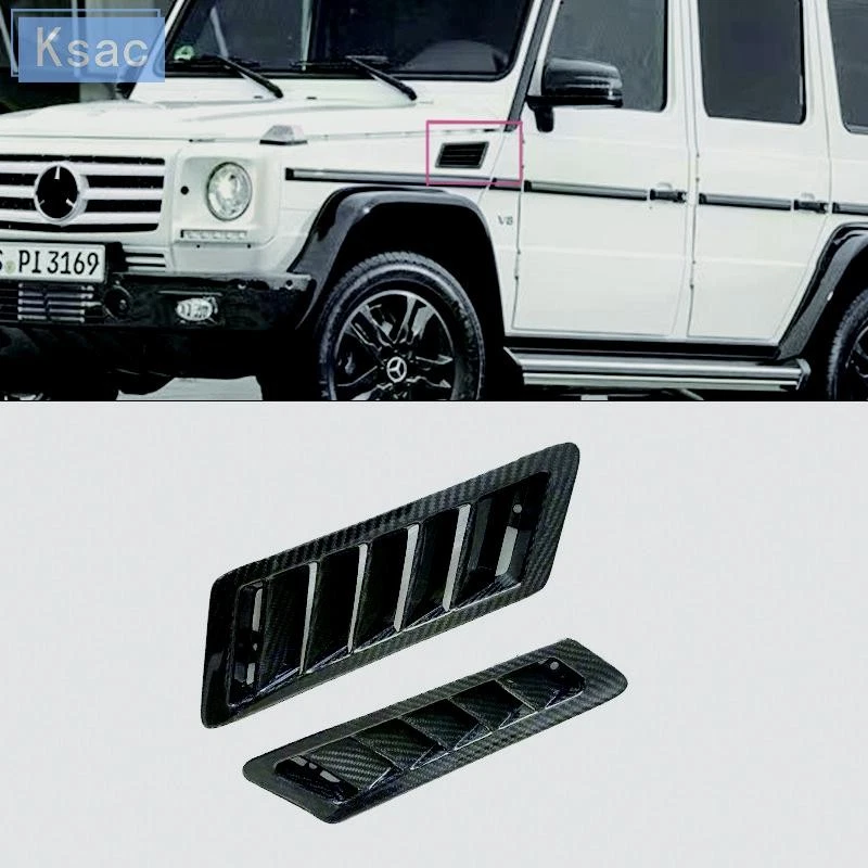 Guardabarros de ventilación lateral de fibra de carbono para Mercedes Benz G Wagon W463 G55 G63 G65 AMG Foto 1 de 1