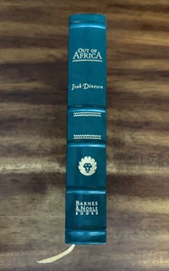 Out of Africa by Isak Dinesen (Deluxe, Leatherbound Hardcover) FREE SHIPPING - Picture 1 of 6