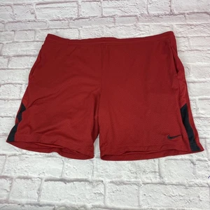 Nike Dri-FIT Shorts Herren XL rot Mesh Sport Basketball Taschen 613587-600 - Bild 1 von 13