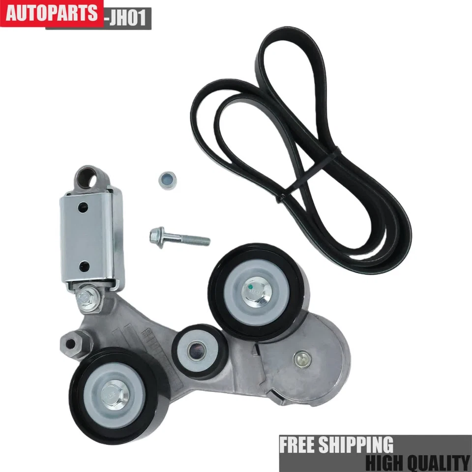 2x Serpentine Belt & Tensioner Assembly For 2012-2016 Buick LaCrosse Regal 2.4L - Image 1 of 4