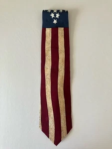 Tango Max Raab Herrenkrawatte Krawatte Seide Satin Americana Serie toller Stern Flagge 57" - Bild 1 von 8